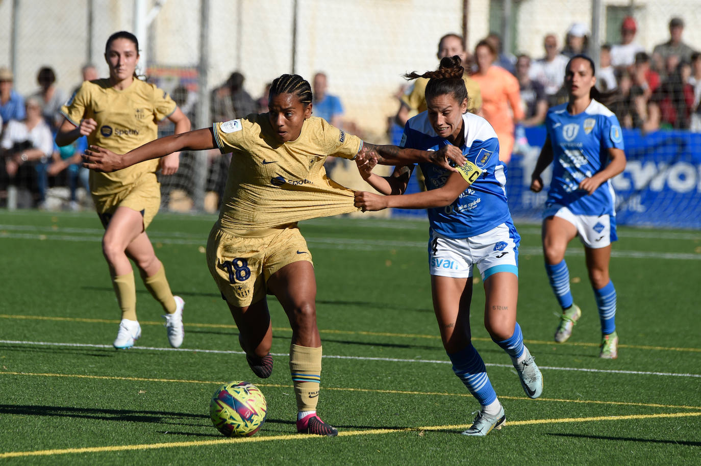 Digna derrota del Alhama ante el Barça (0-2)