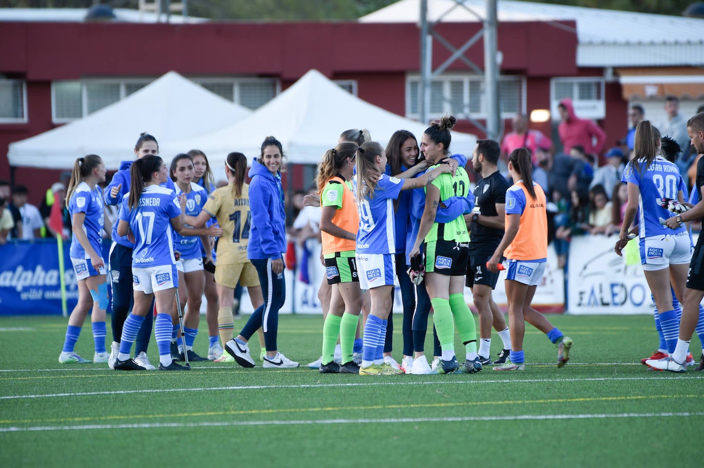 Digna derrota del Alhama ante el Barça (0-2)