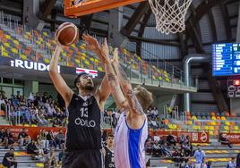 Mendiola, en el último partido ante el Hospitalet.