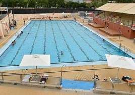 Piscina municipal de Murcia Parque, en una imagen de archivo.