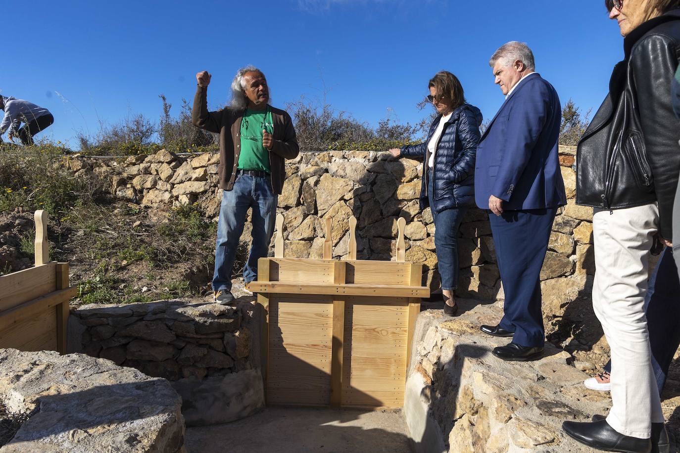 Las imágenes de la visita de Teresa Ribera a La Manga y La Unión