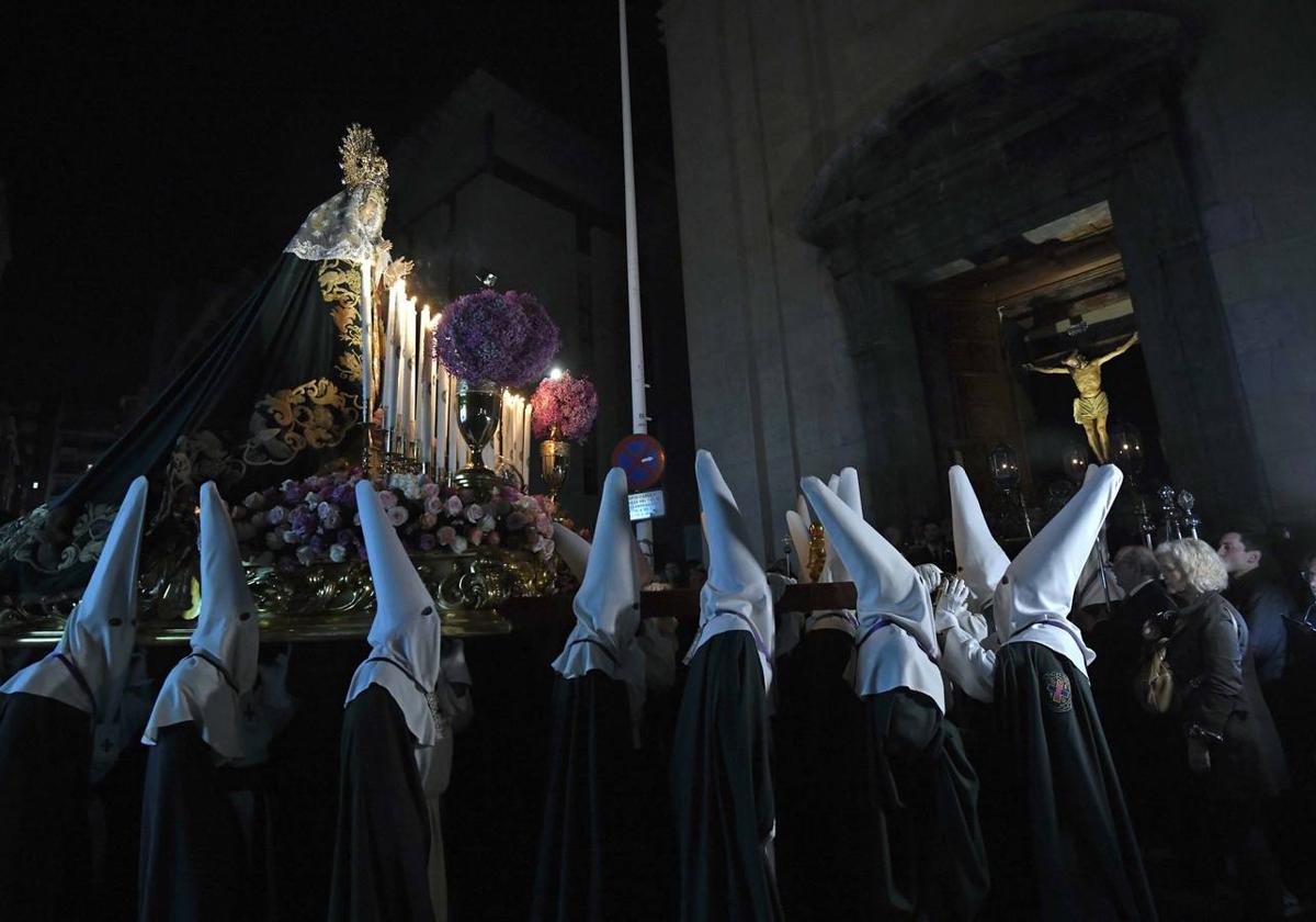 Procesión del Rescate el Martes Santo en Murcia