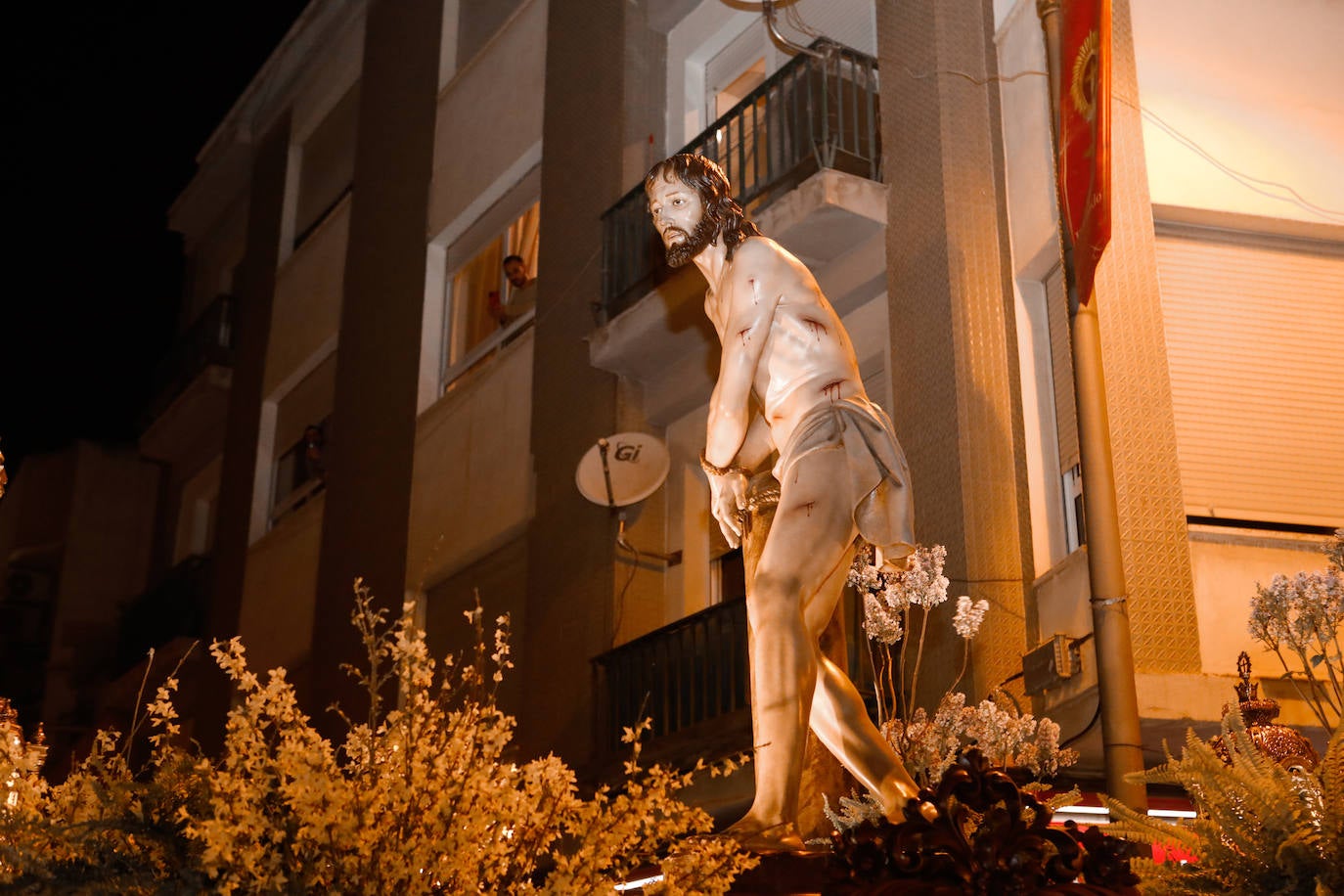 Encuentro de las imágenes del Paso Encarnado en Lorca