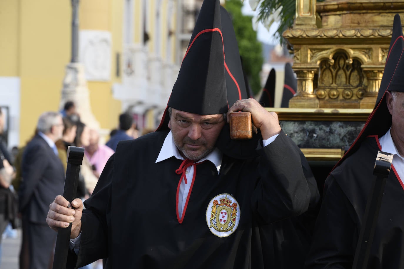 Las imágenes de la procesión de la Sangre del Jueves Santo en Murcia