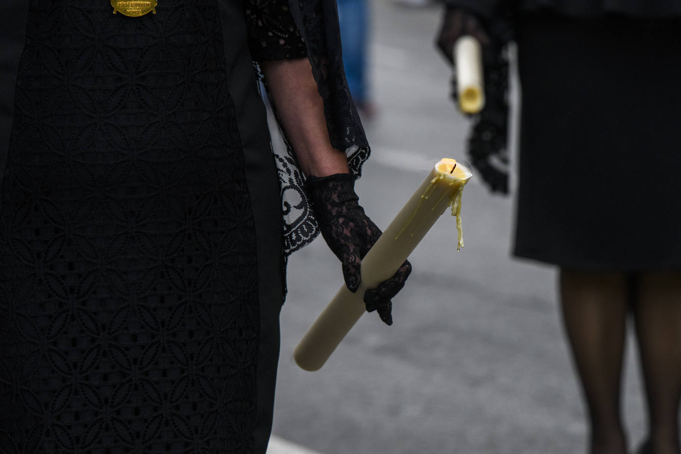 Las imágenes de la procesión de la Sangre del Jueves Santo en Murcia