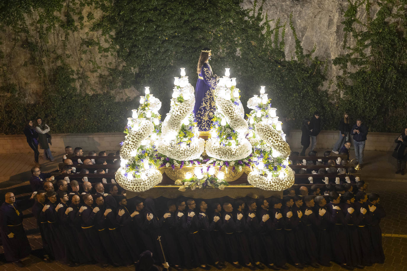 El Encuentro del Viernes Santo de Cartagena, en imágenes