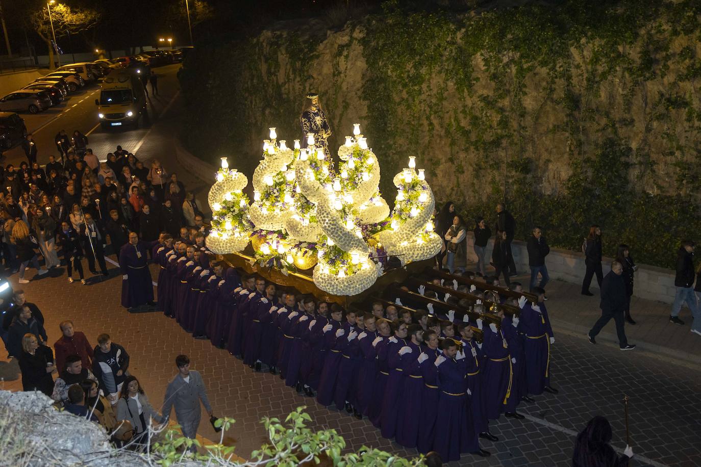 El Encuentro del Viernes Santo de Cartagena, en imágenes