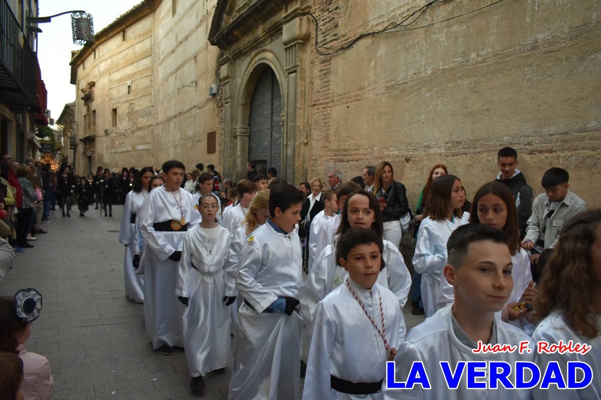 La Virgen Blanca reinó en la tarde del Jueves Santo