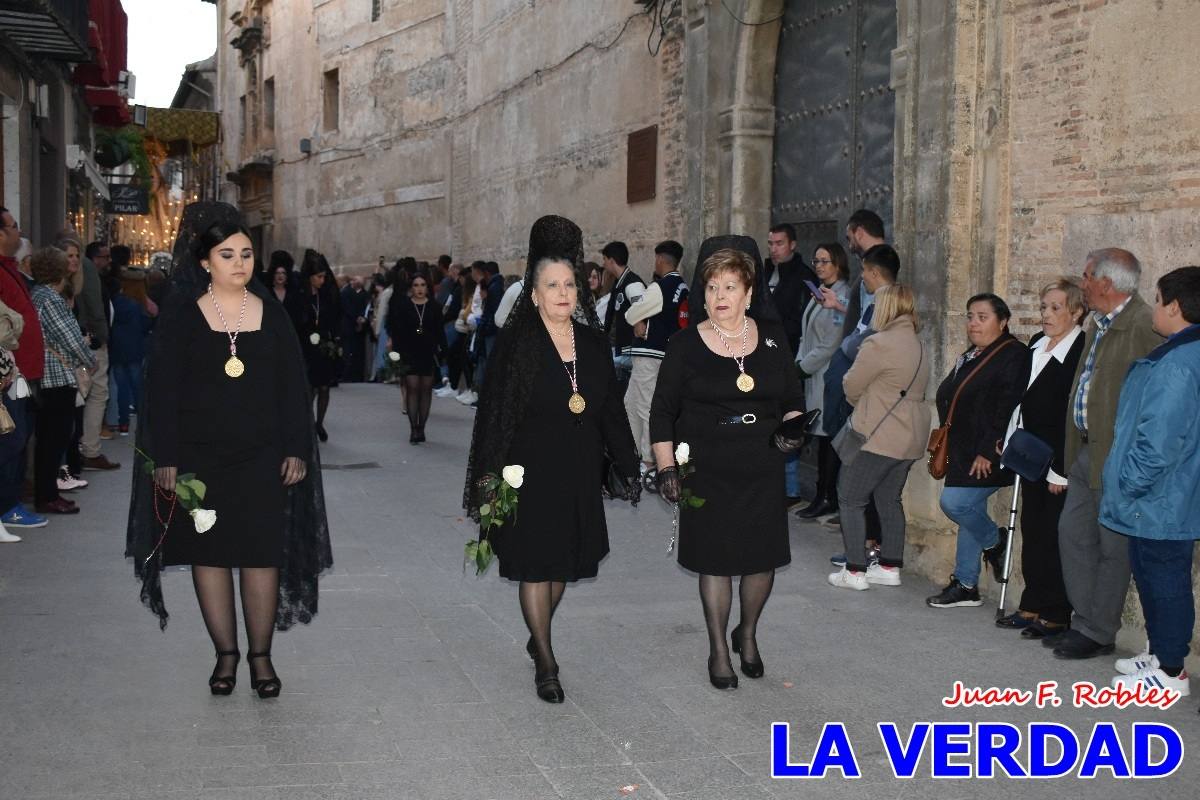 La Virgen Blanca reinó en la tarde del Jueves Santo