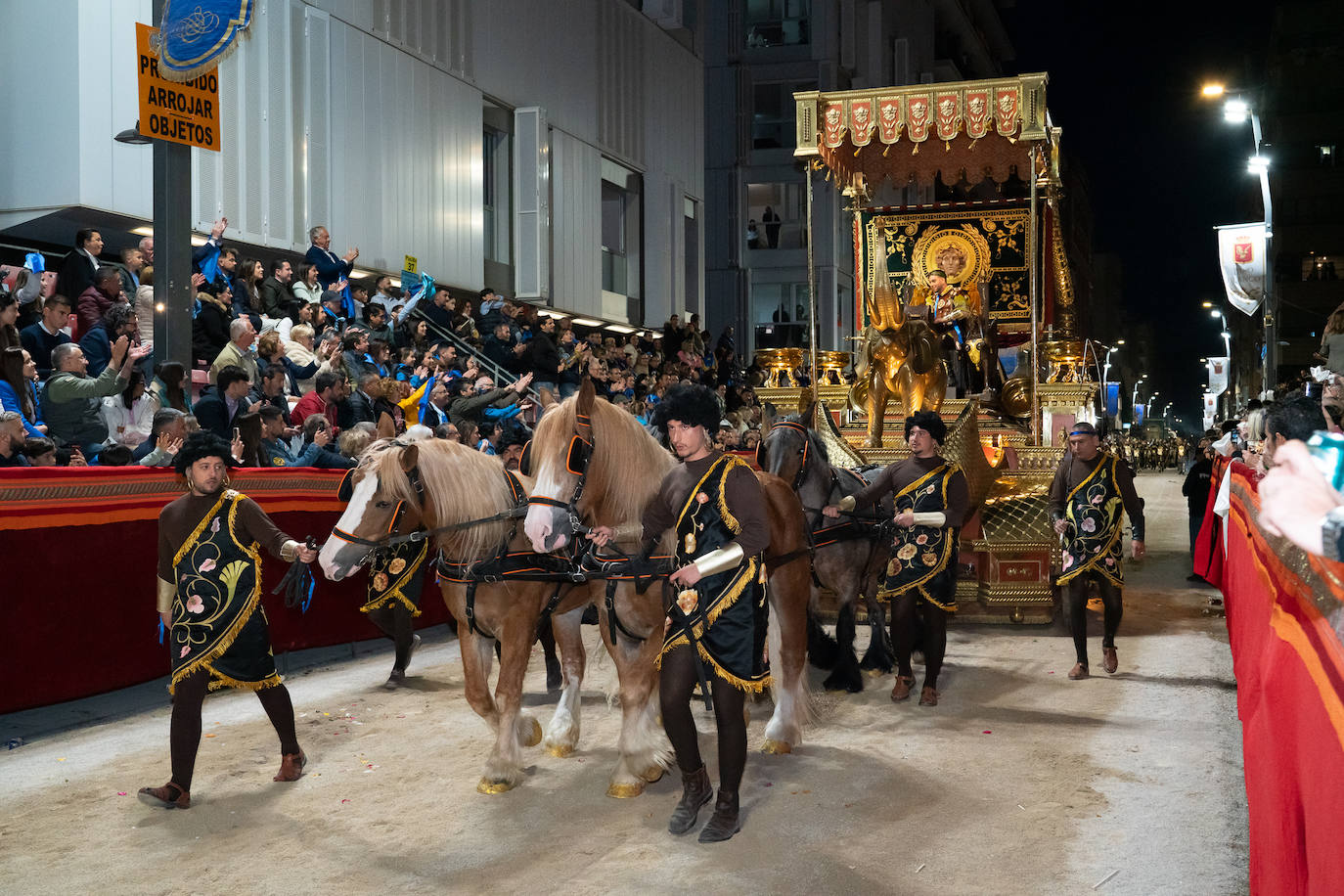 Las imágenes de la procesión del Jueves Santo en Lorca