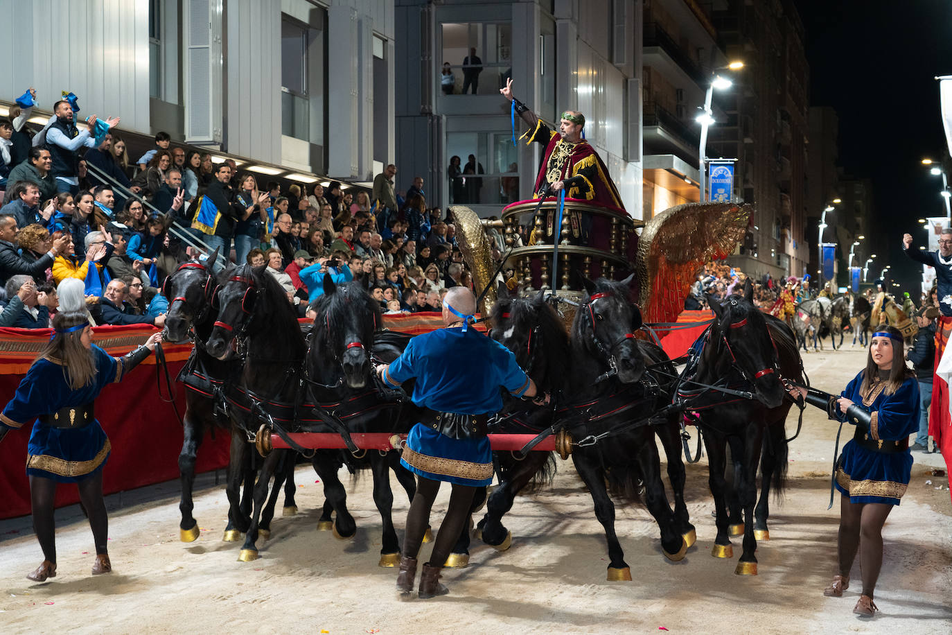 Las imágenes de la procesión del Jueves Santo en Lorca