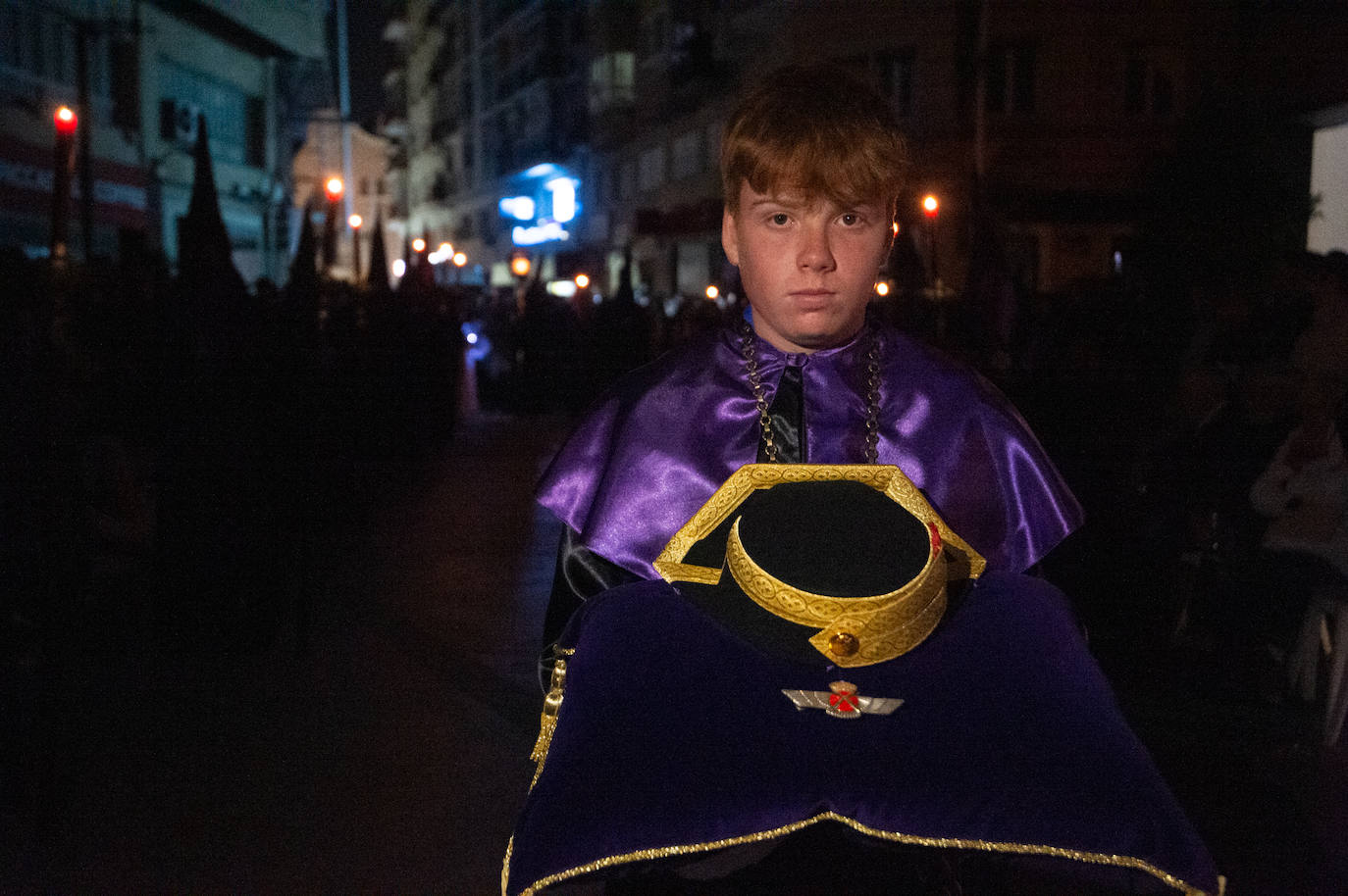 Las imágenes de la procesión del Silencio el Jueves Santo en Murcia