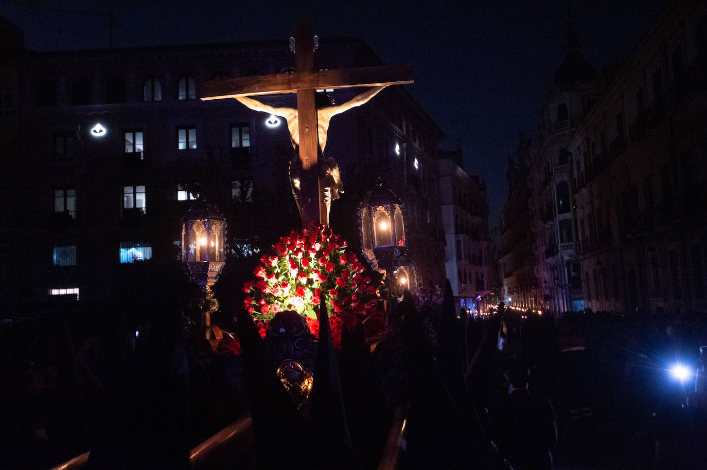 Las imágenes de la procesión del Silencio el Jueves Santo en Murcia