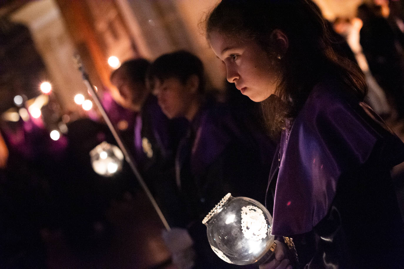 Las imágenes de la procesión del Silencio el Jueves Santo en Murcia