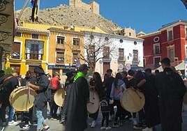La segunda tamborada de Mula este Viernes Santo.