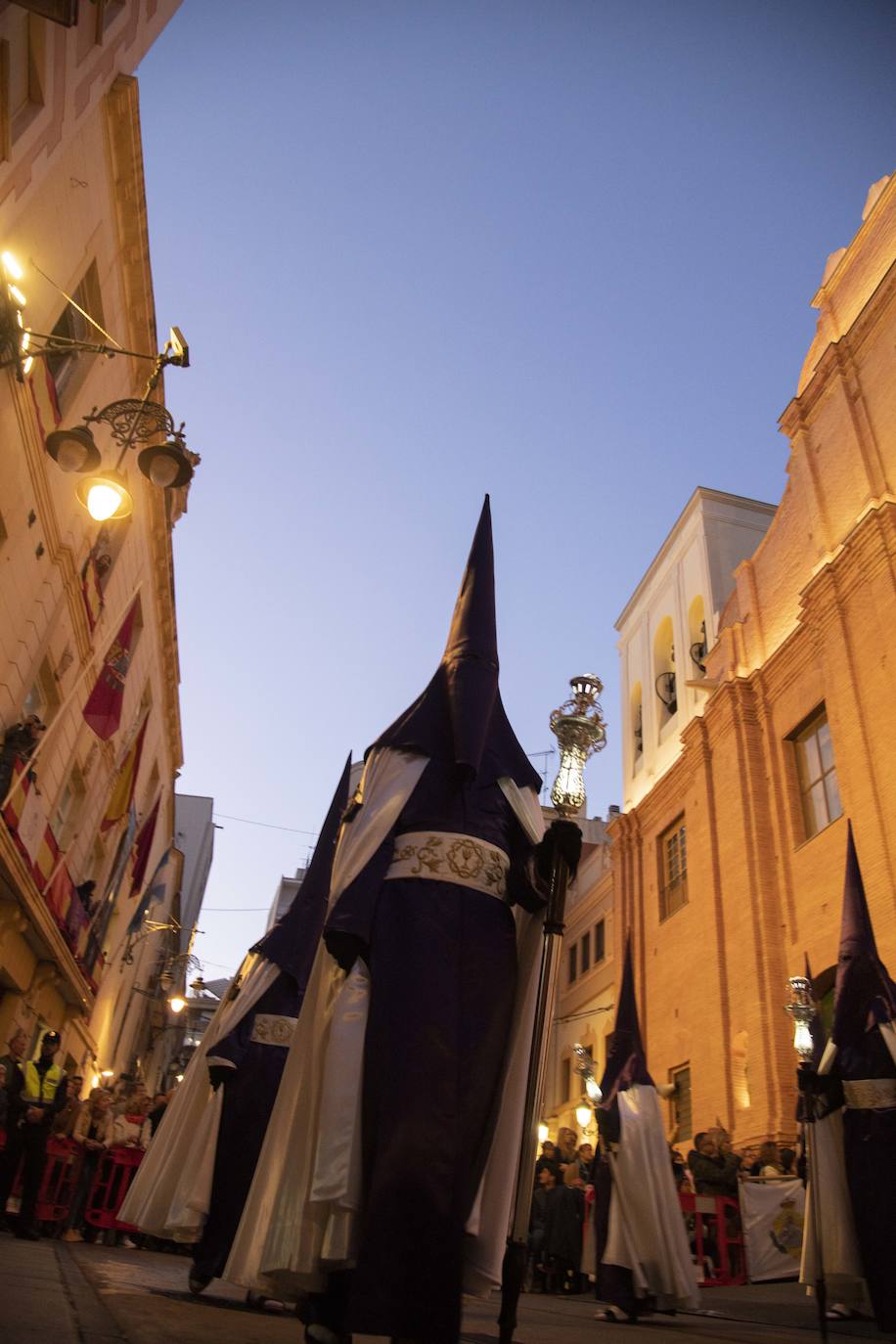 El Santo Entierro de la Cofradía Marraja de Cartagena, en imágenes