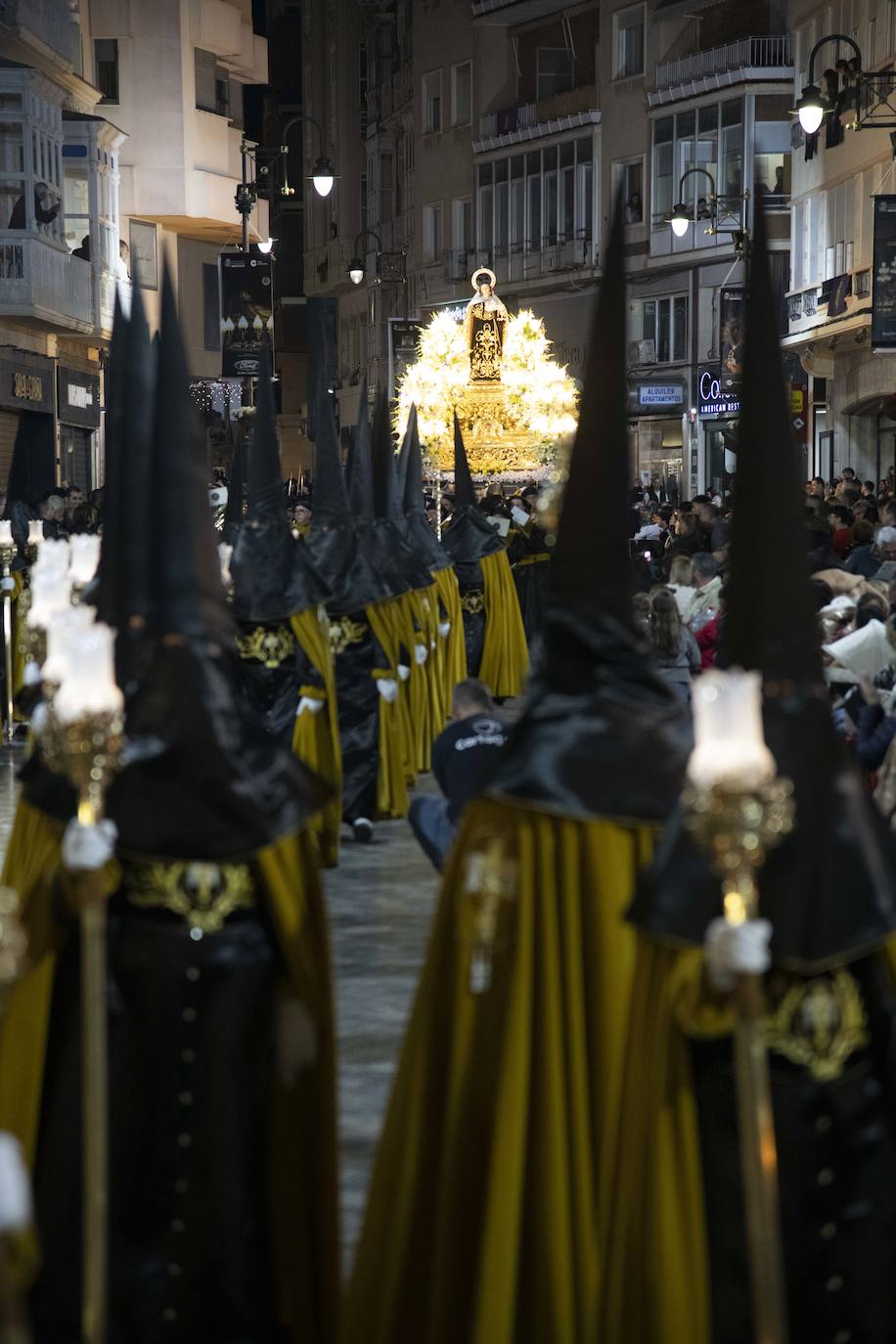 El Santo Entierro de la Cofradía Marraja de Cartagena, en imágenes