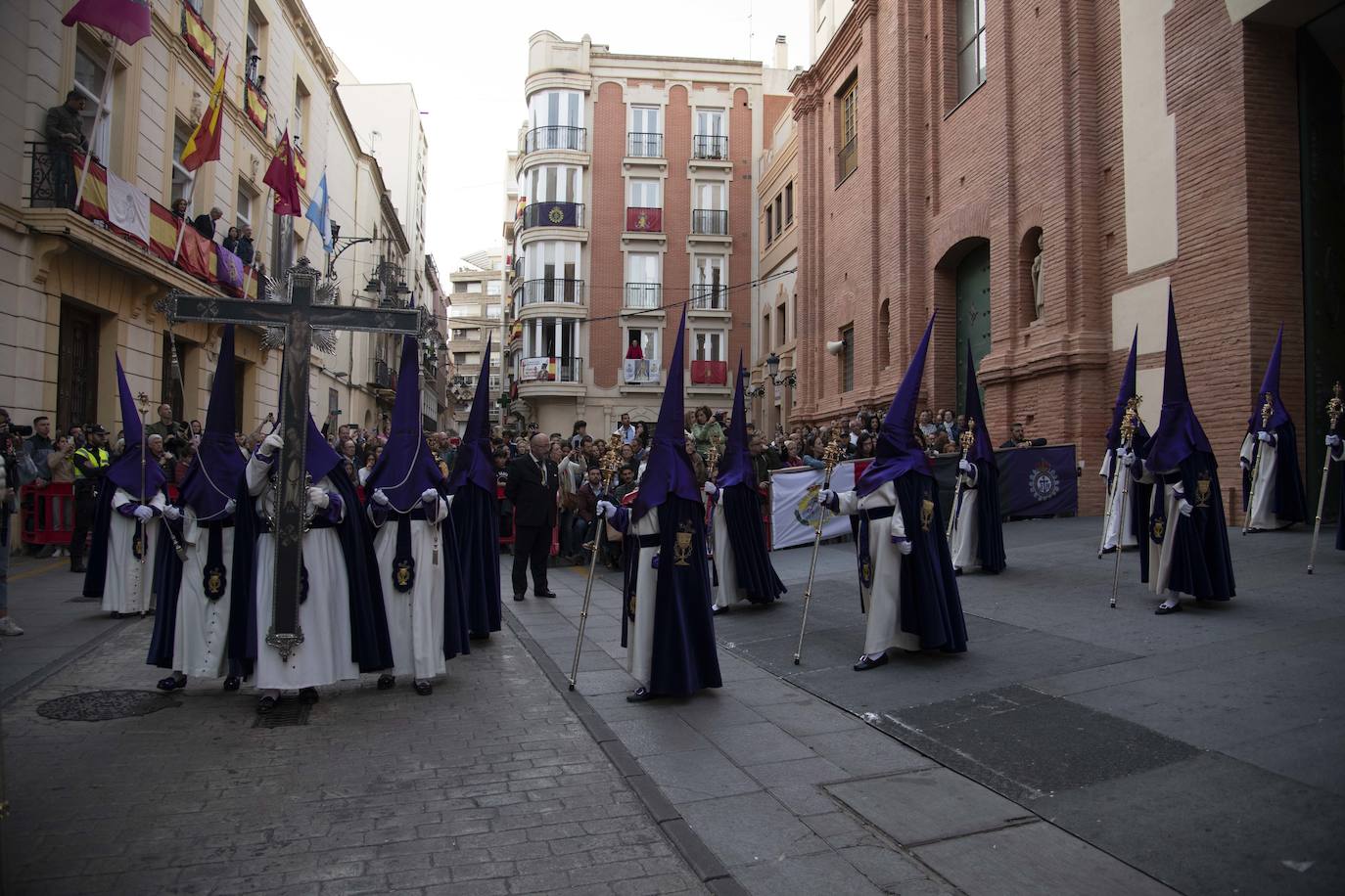 El Santo Entierro de la Cofradía Marraja de Cartagena, en imágenes
