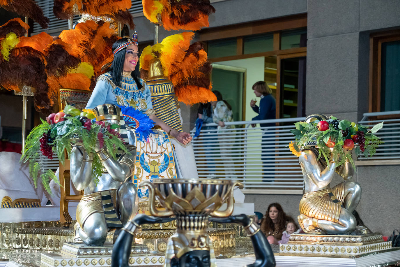 Imágenes del Paso Azul de Lorca en el Viernes Santo