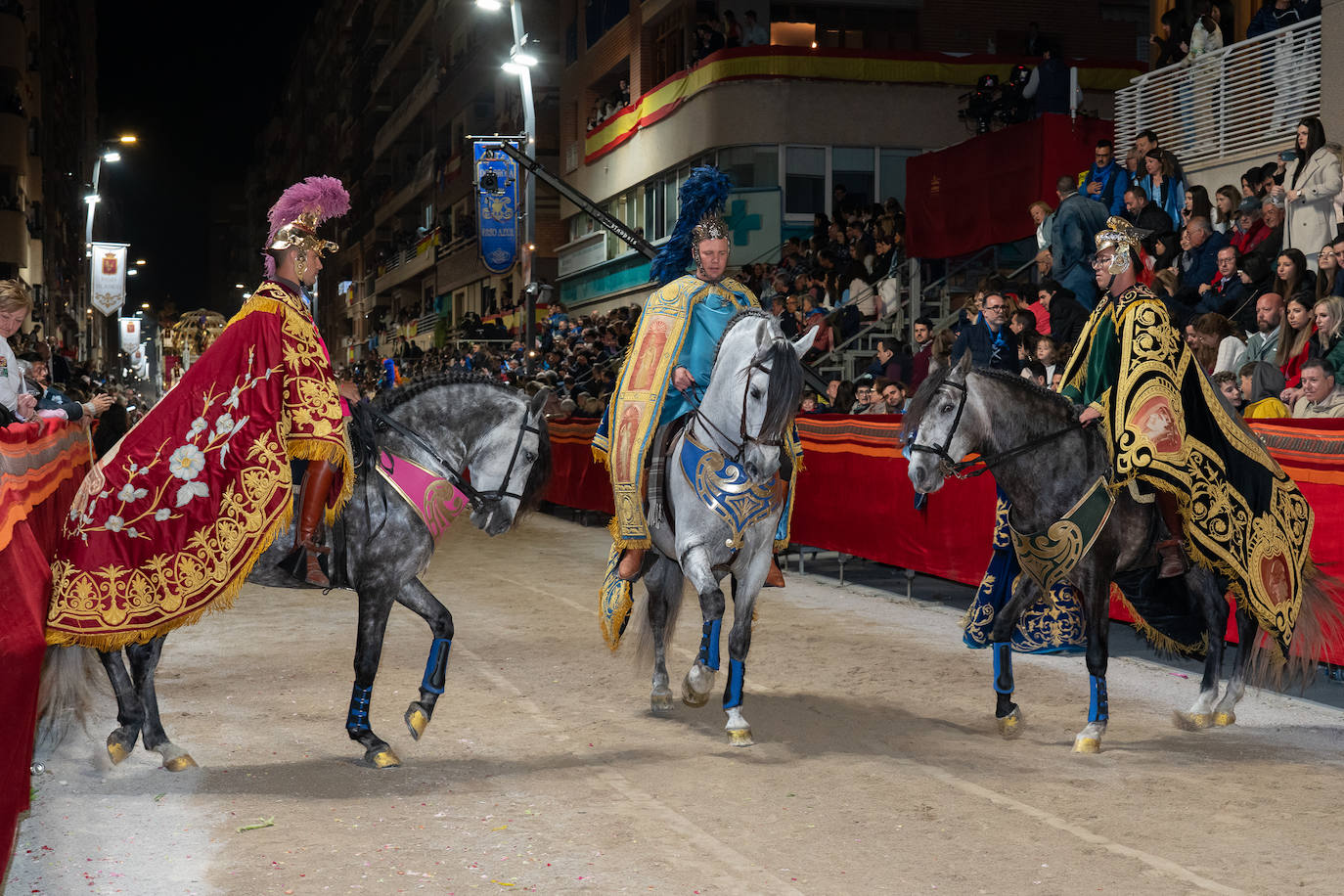 Imágenes del Paso Azul de Lorca en el Viernes Santo