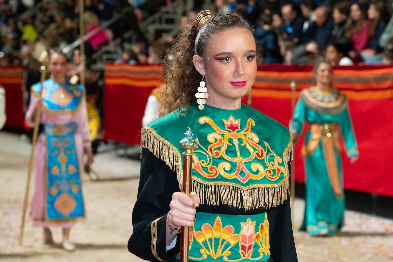 Imágenes del Paso Blanco de Lorca en el Viernes Santo