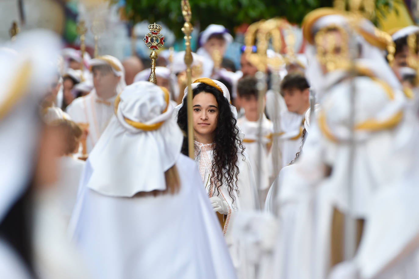 Procesión del Domingo de Resurrección en Murcia, en imágenes