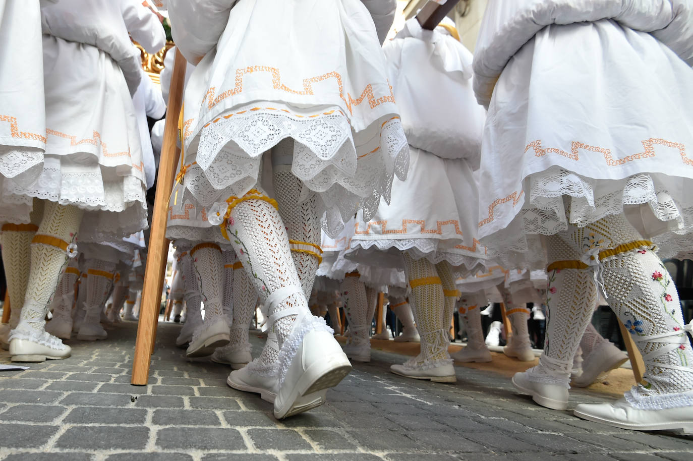 Procesión del Domingo de Resurrección en Murcia, en imágenes