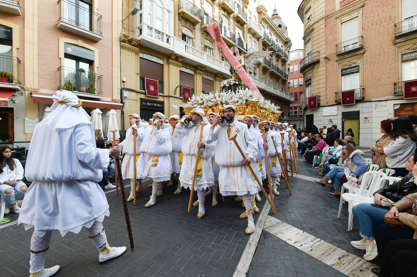 Procesión del Domingo de Resurrección en Murcia, en imágenes