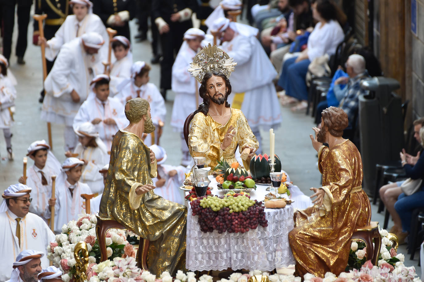 Procesión del Domingo de Resurrección en Murcia, en imágenes