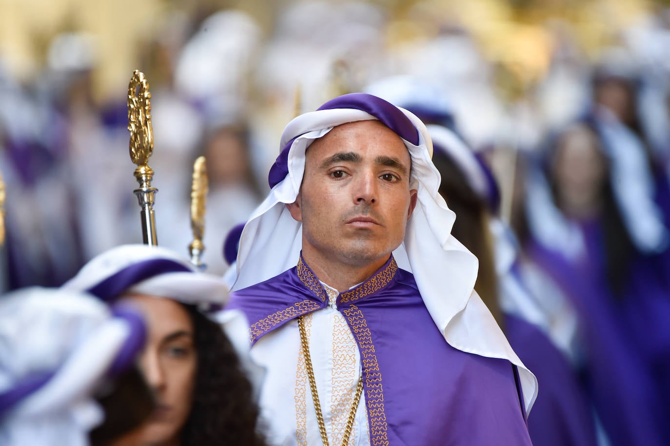 Procesión del Domingo de Resurrección en Murcia, en imágenes