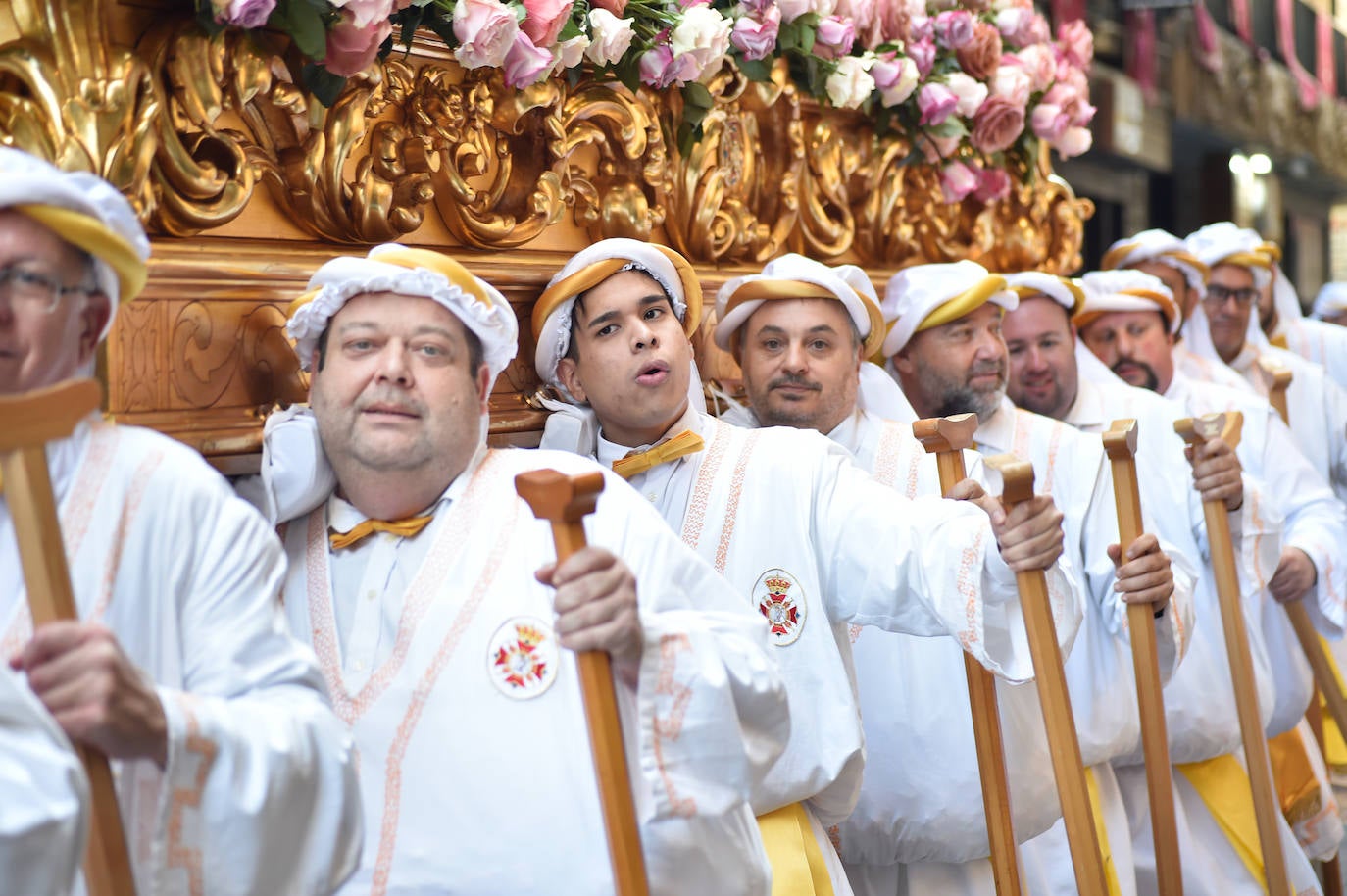 Procesión del Domingo de Resurrección en Murcia, en imágenes