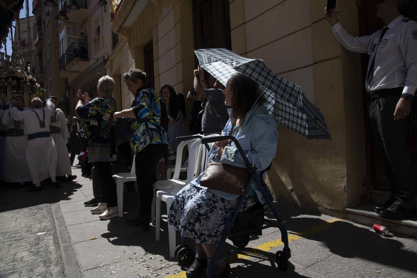 La procesión del Resucitado de Cartagena, en imágenes