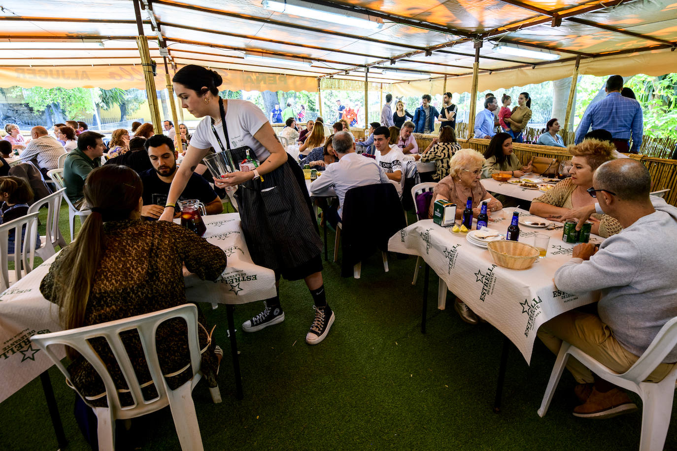 La apertura de las barracas de Murcia, en imágenes
