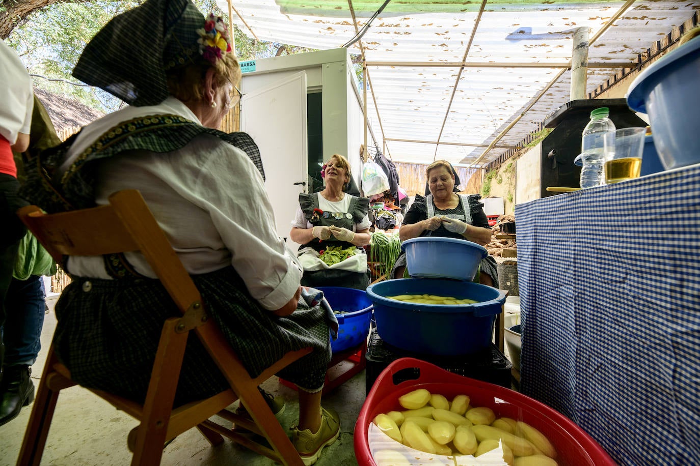 La apertura de las barracas de Murcia, en imágenes