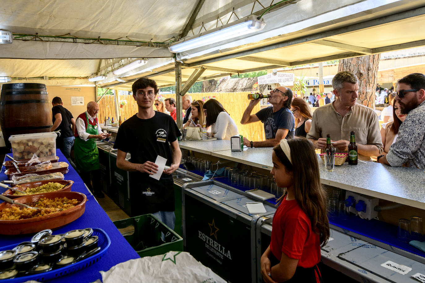 La apertura de las barracas de Murcia, en imágenes