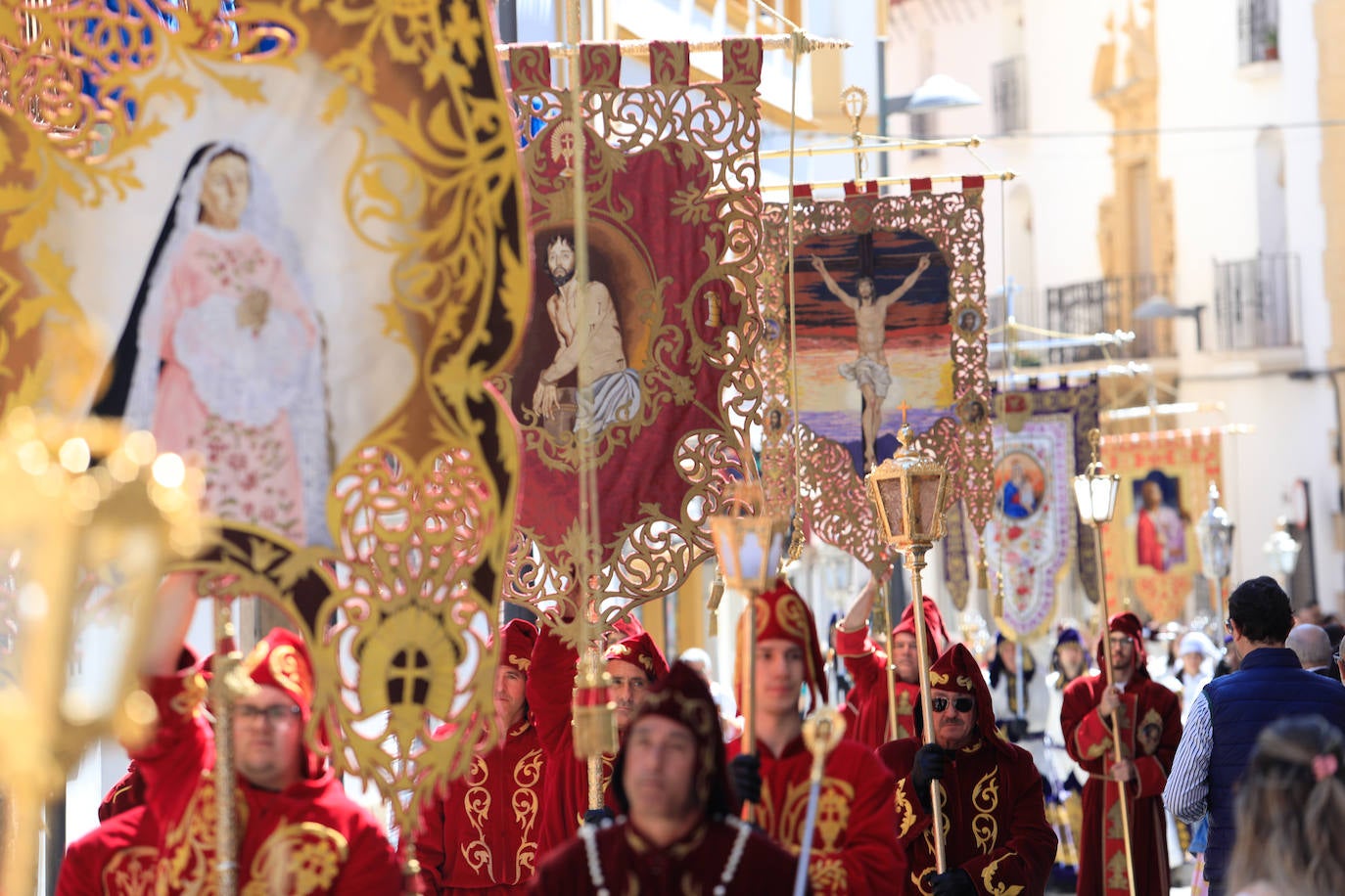 Procesión del Resucitdo en Lorca, en imágenes