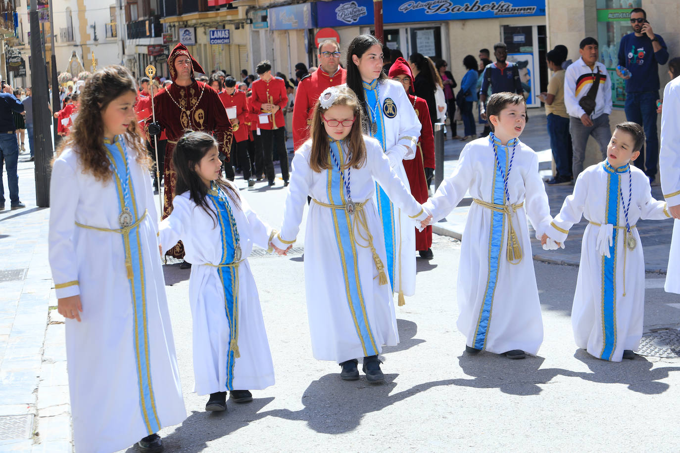 Procesión del Resucitdo en Lorca, en imágenes