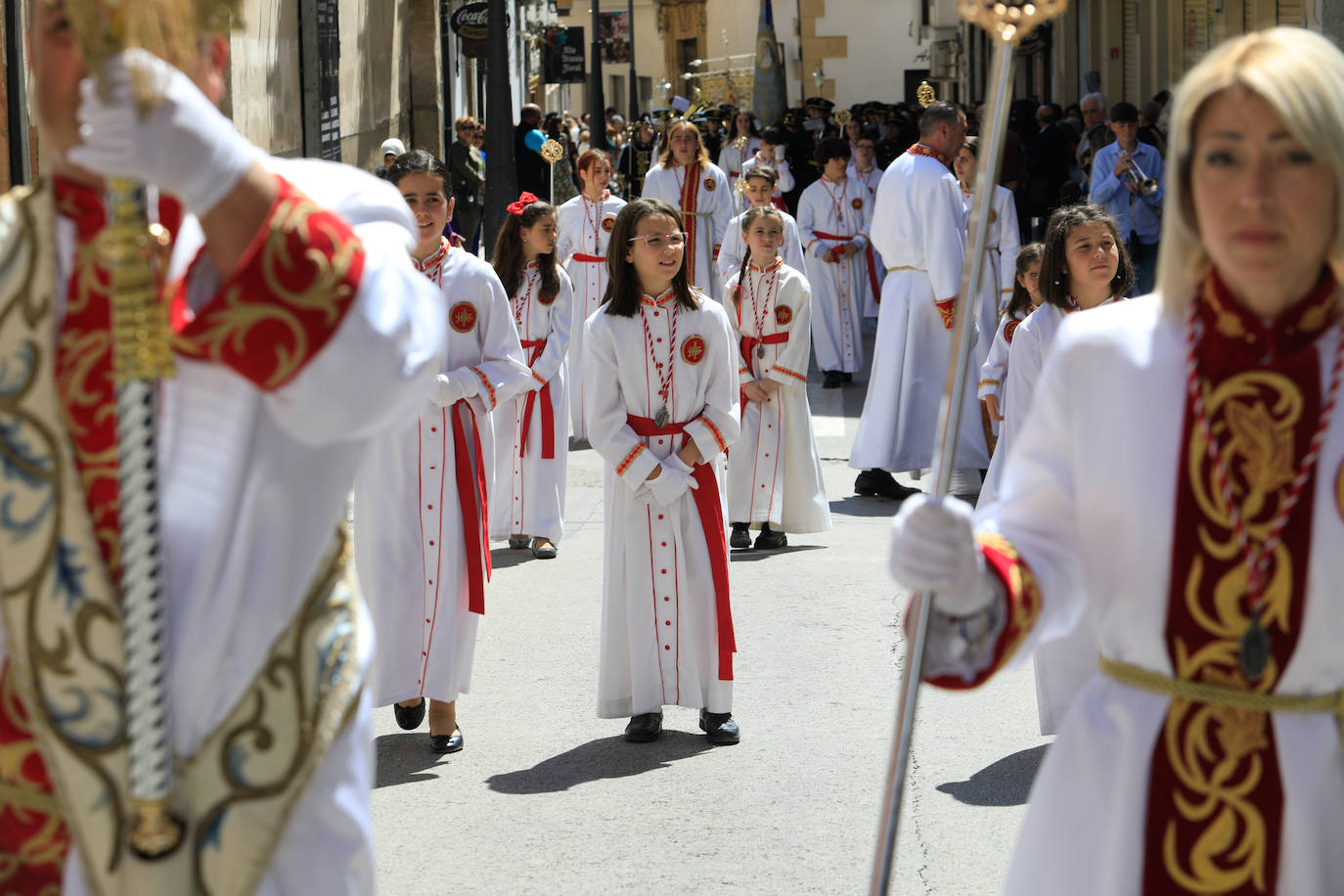 Procesión del Resucitdo en Lorca, en imágenes
