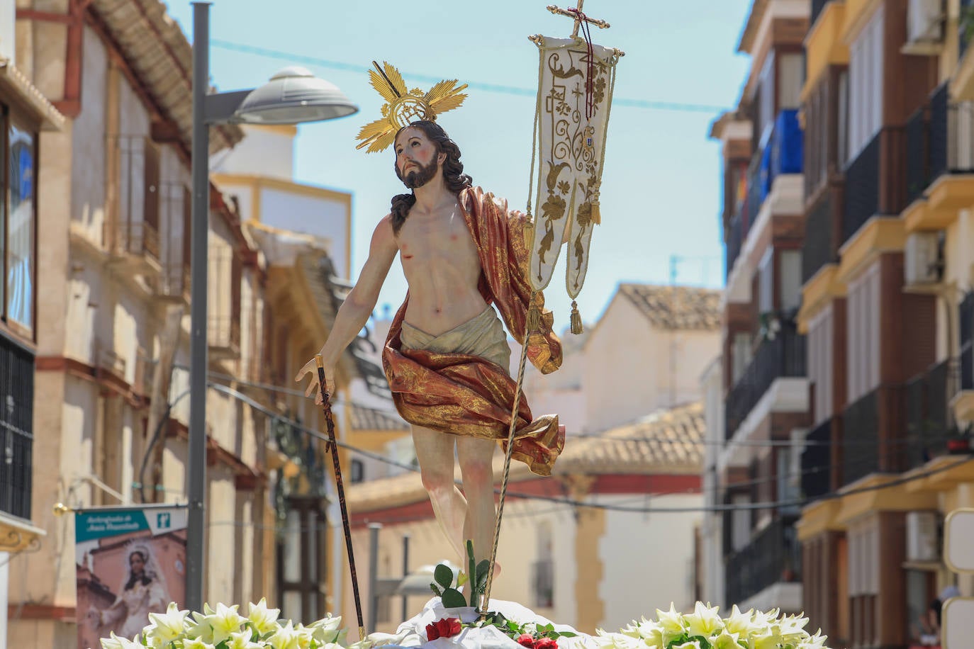 Procesión del Resucitdo en Lorca, en imágenes