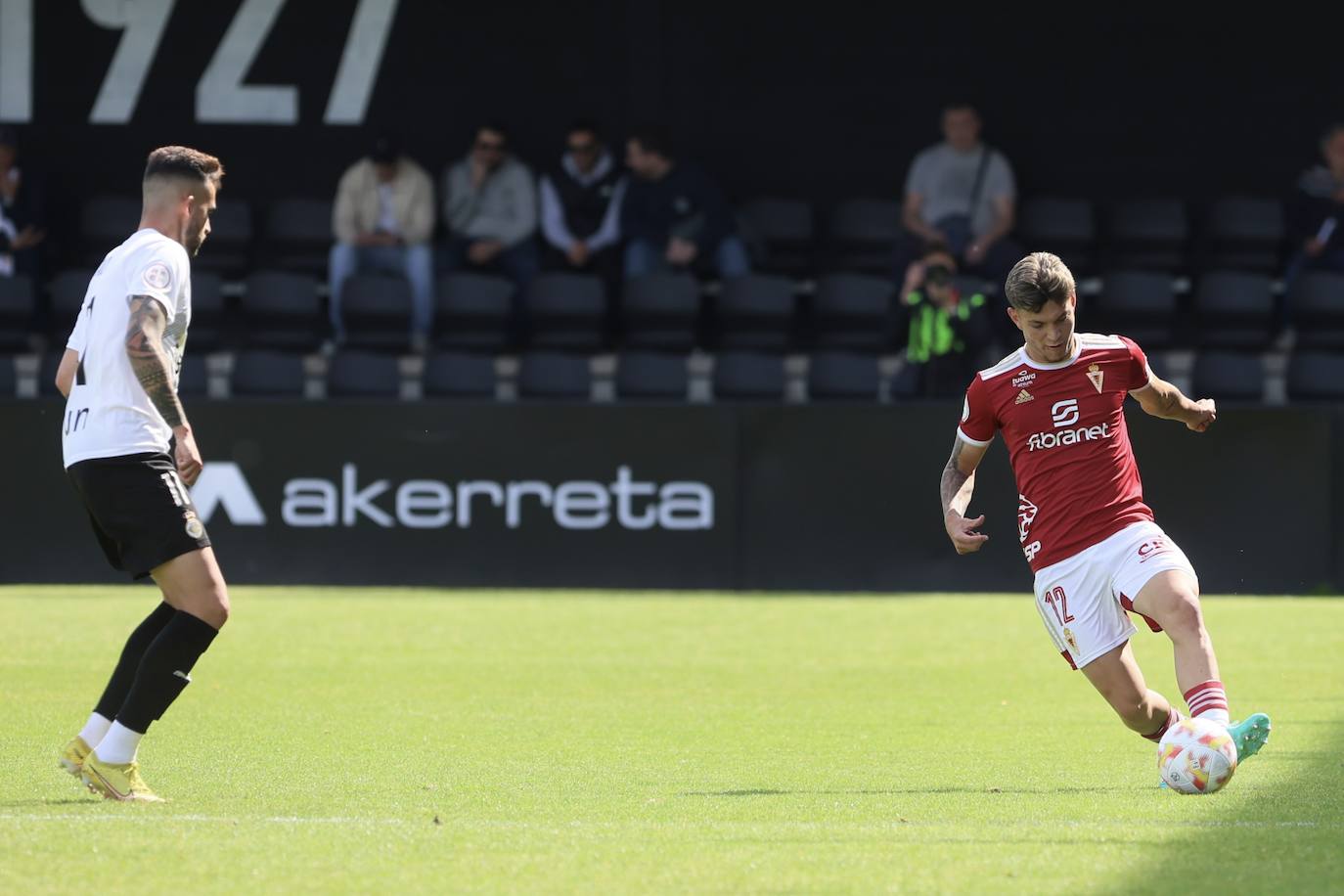 La victoria del Real Murcia frente al Real Unión, en imágenes