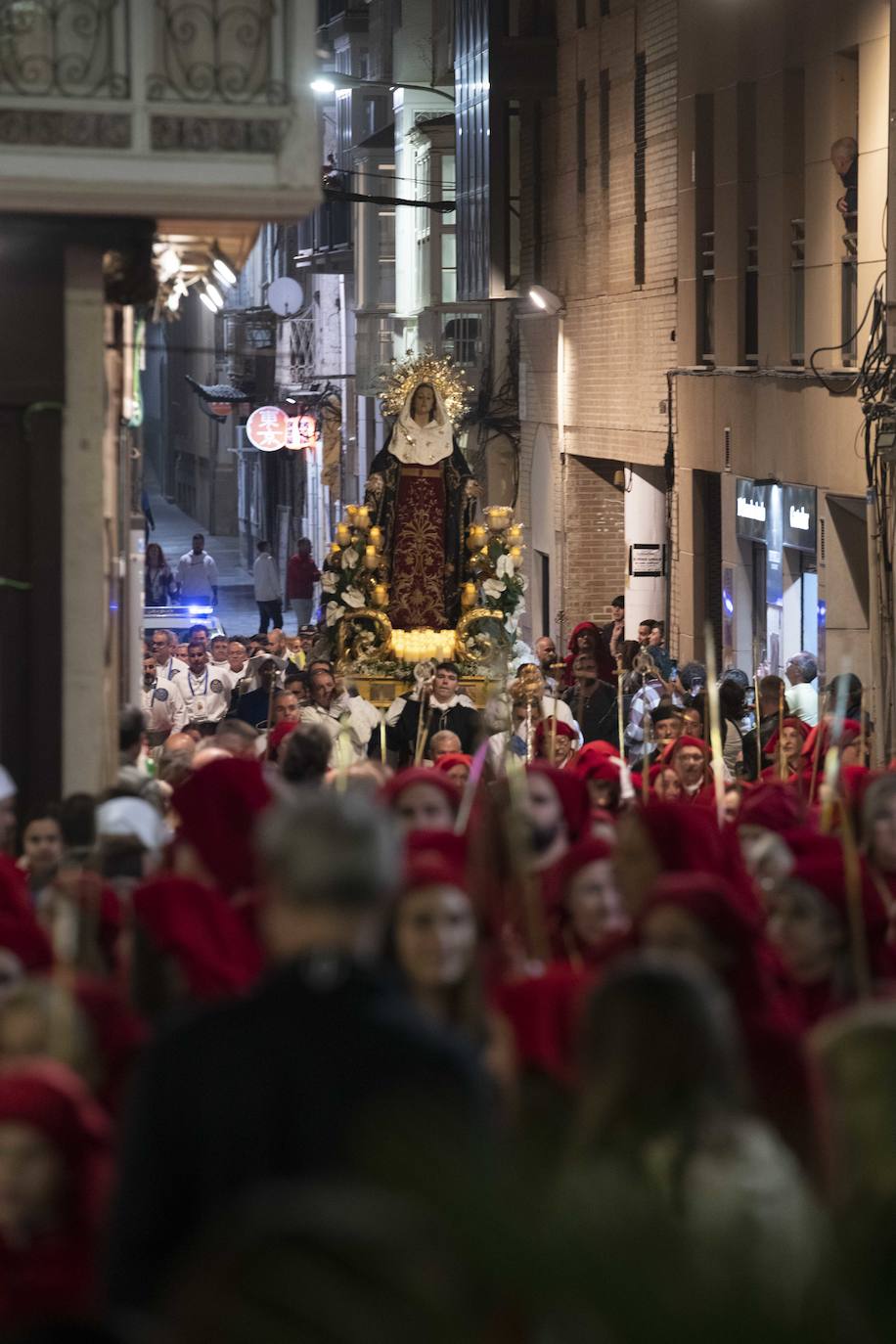 Las imágenes de la procesión Prendimiento el lunes en Cartagena