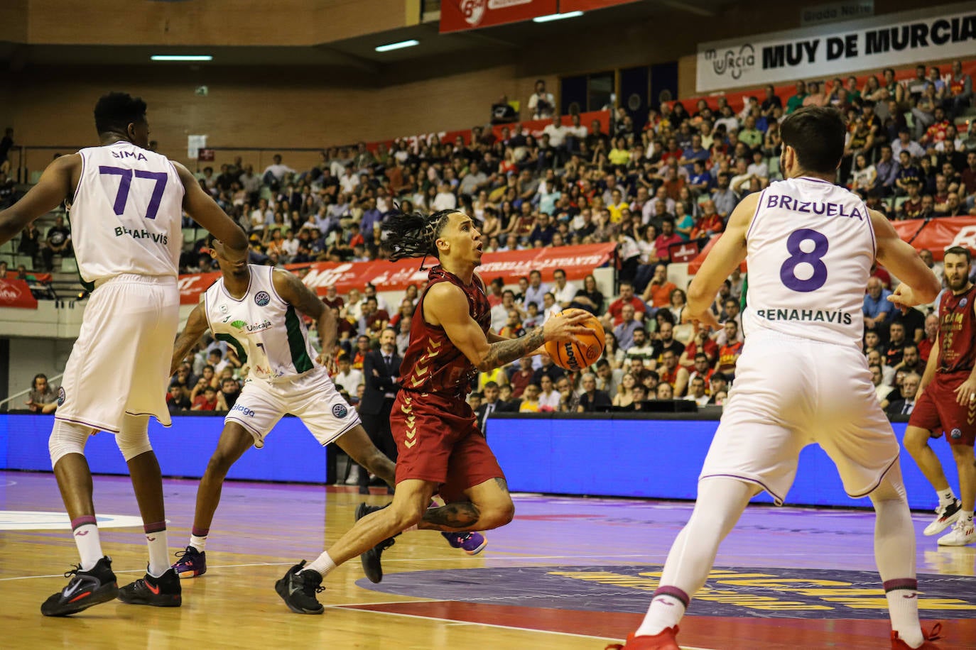 Las imágenes del partido UCAM Murcia CB-Unicaja (74-96)