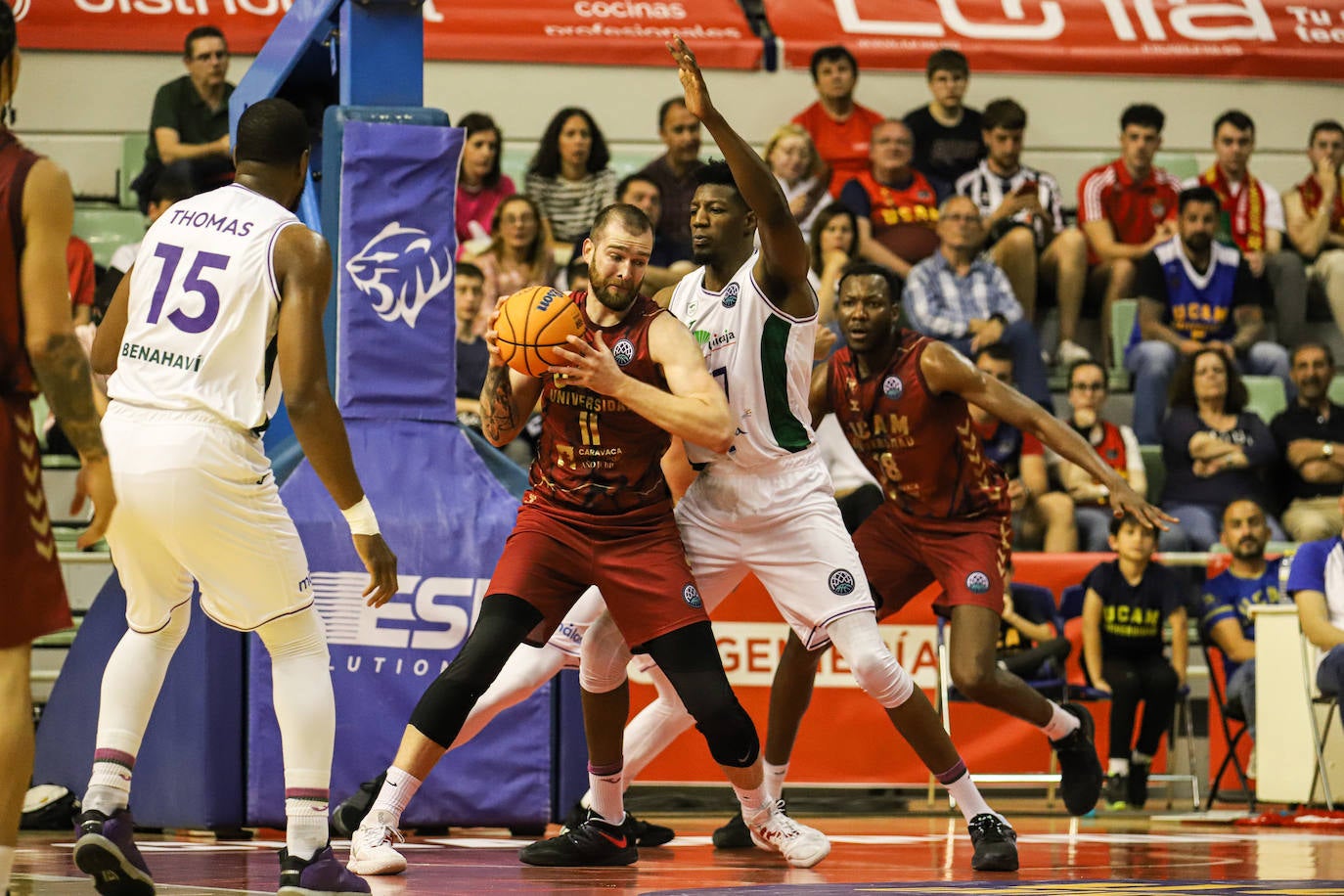 Las imágenes del partido UCAM Murcia CB-Unicaja (74-96)