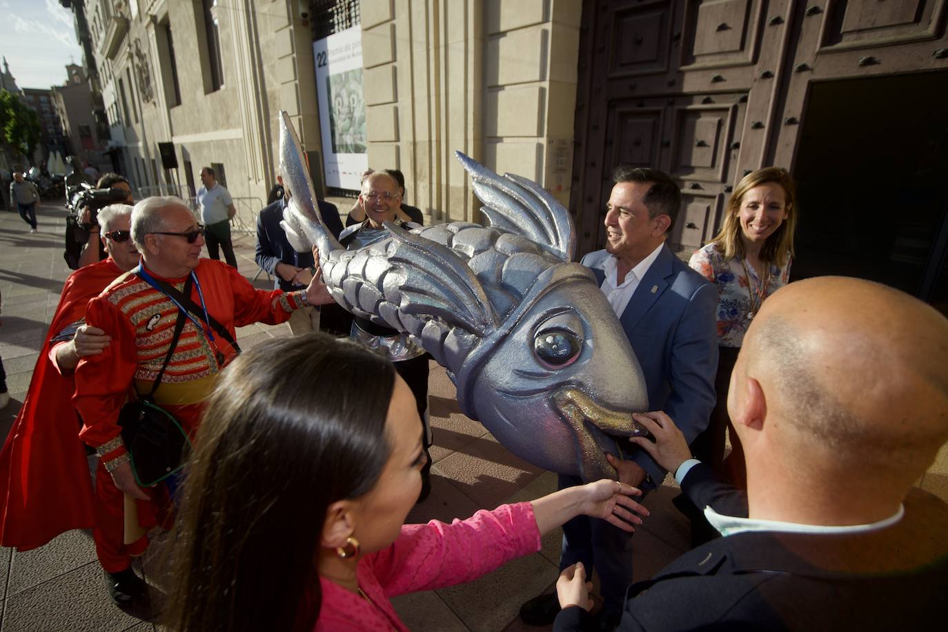 La llegada de la Sardina a Murcia, en imágenes