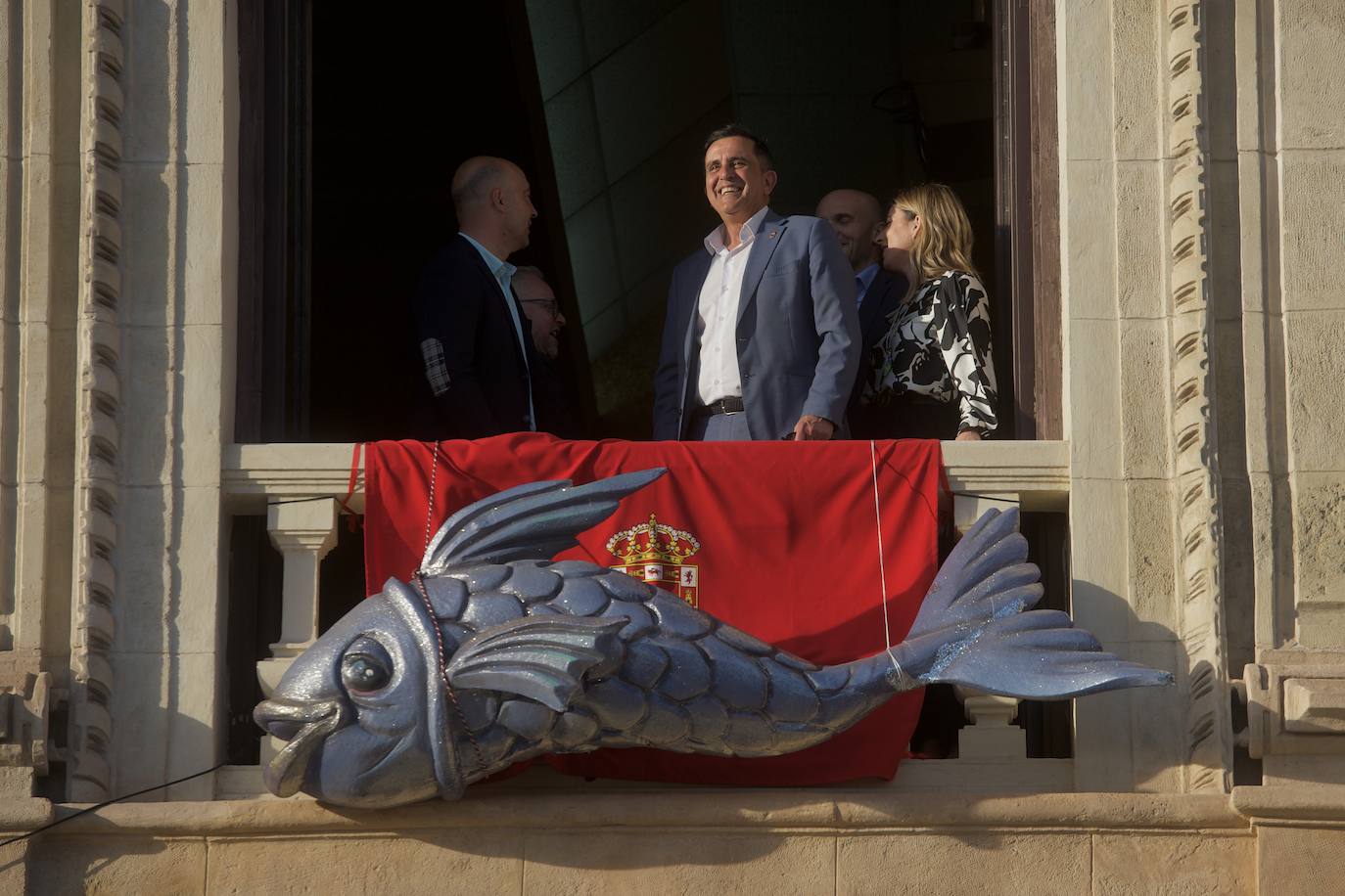 La llegada de la Sardina a Murcia, en imágenes