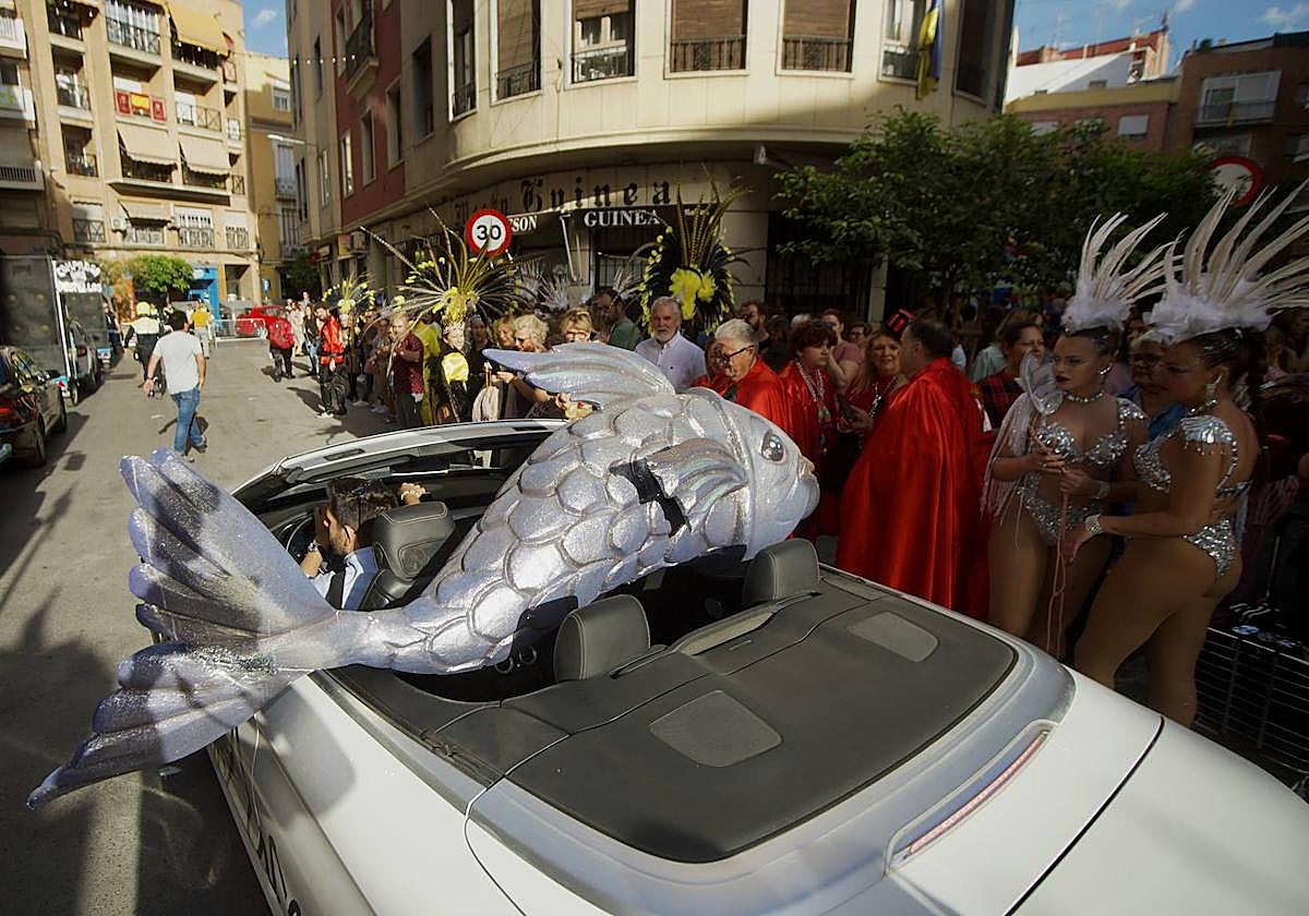 La llegada de la Sardina a Murcia, en imágenes