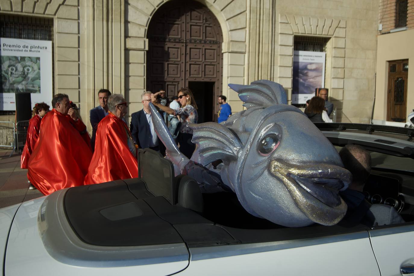 La llegada de la Sardina a Murcia, en imágenes