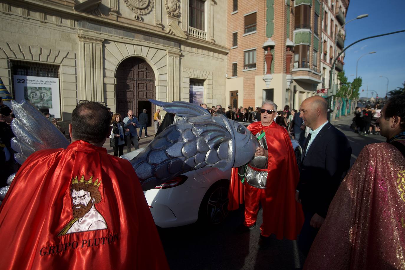 La llegada de la Sardina a Murcia, en imágenes