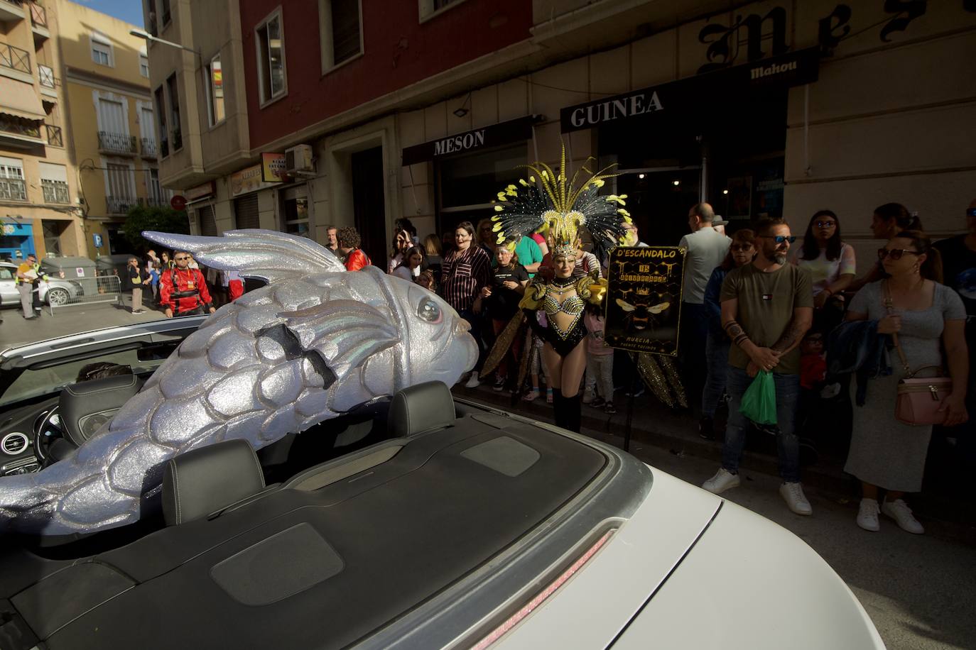 La llegada de la Sardina a Murcia, en imágenes