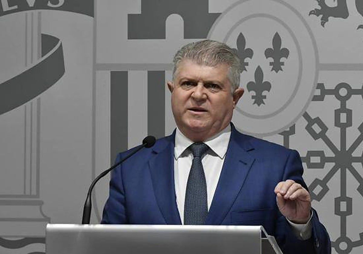 El candidato socialista a la presidencia de la Comunidad, José Vélez.